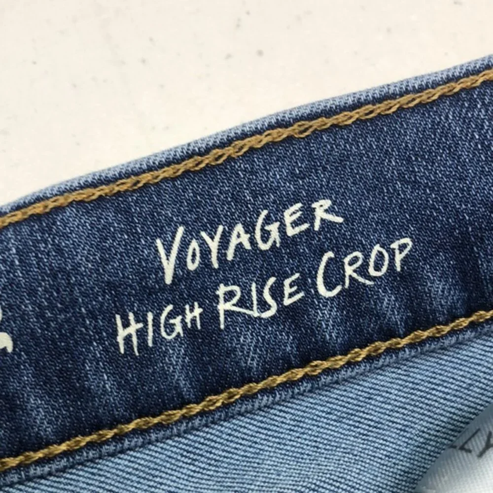 LIKE NEW EDDIE BAUER VOYAGER HIGH-RISE CROP JEANS 6/28x26 ⭐️